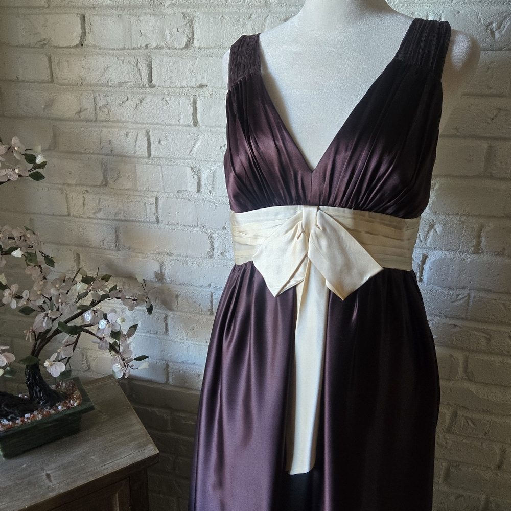 Vintage Rory Gilmore Y2K 100% Silk Shelli Segal Dress, Party - Picture 4 of 13